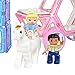 Magbuilders Royal Ball Set - 61 Piece Magnetic Tile Kit with Prince, Princess, and Steed, Great Educational Toy for Boys and Girls That Love Castles, Introduce Patterns, Counting, and STEM Concepts