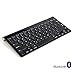 GMYLE Universal Bluetooth Wireless Keyboard Ultra Slim for Computers, Tablets and Smartphones - Black