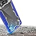 Zizo Proton 2.0 Series Compatible with Samsung Galaxy S8 Plus Case Military Grade Drop Tested with Tempered Glass Screen Protector Blue Clear
