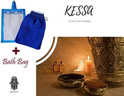 PREMIUM KESSA GLOVE FOR TRADITIONAL HAMMAM (Blue)
