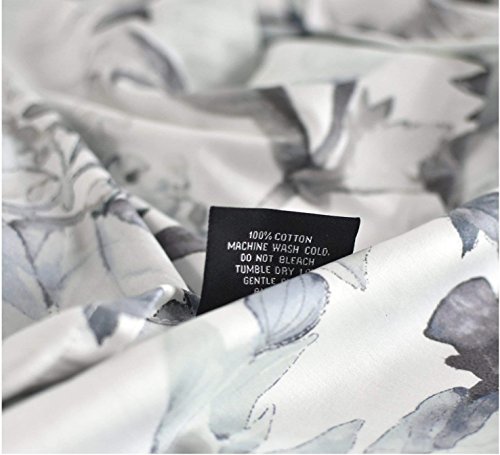 Tahari Home King Duvet Cover Set 3 Piece Luxury Cotton Sateen