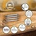 HEAVY DUTY 22mm SPRING BAR 1.8mm thickness Packet of Four Stainless Steel Watch Pins