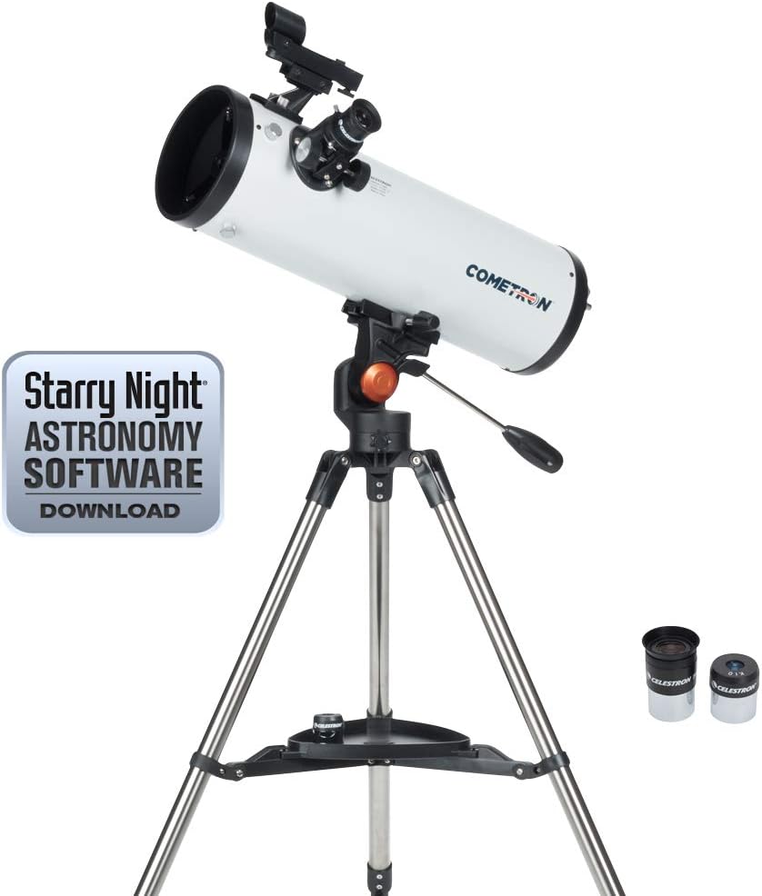 Celestron 21079 Cometron 114AZ Telescope (White)