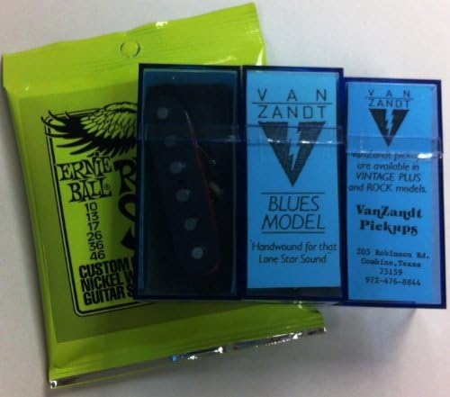 VAN ZANDT Blues Stratocaster Single Coil Pickup SET FREE Ernie Ball Strings