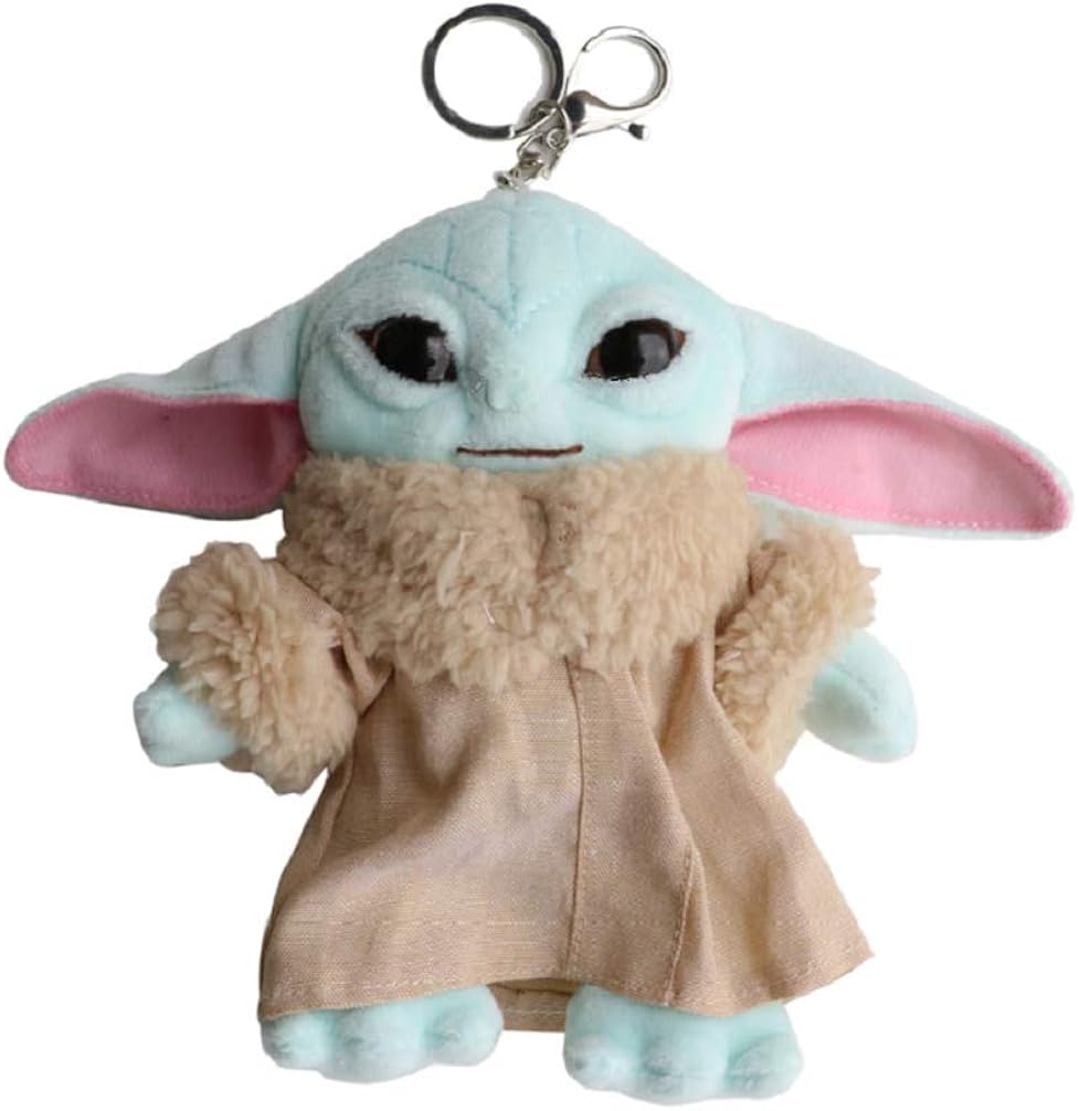 Baby yoda plush doll keychain The child mandalorian plush toy