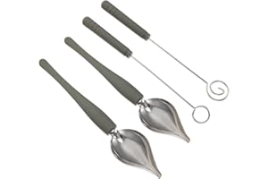 VOSAREA Stainless Steel Chocolate Dipping Tools Sauce Drawing Spoons Baking Supplies DIY Decorating Set