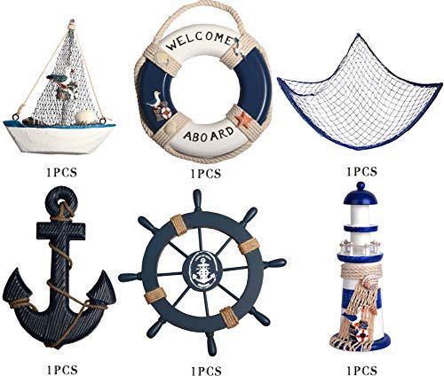WOODEN-NAUTICAL-LIGHTHOUSE-ANCHOR-WALL-HANGING-ORNAMENT-BEACH-WOODEN-BOAT-SHIP-STEERING-WHEEL-WALL-DECOR-NAUTICAL-SAILING-SHIP-NAUTICAL-SHIP-WHEEL-ANCHOR-DECOR-Mediterranean-Style-Fishing-Nets WOODEN NAUTICAL LIGHTHOUSE ANCHOR WALL HANGING ORNAMENT, BEACH WOODEN BOAT SHIP STEERING WHEEL WALL DECOR, NAUTICAL…