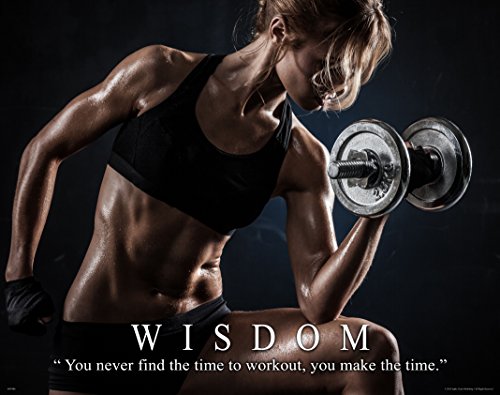 Workout Poster Motivational Art Print Weight Lifting Gym Athletic Shorts Pants Socks 11X14 (818430017860)