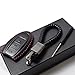 Vitodeco Leather Smart Key Fob Case Compatible with Nissan Versa, Sentra, Altima, Maxima, Rogue 2007 - 2022 (3 Buttons, Black/Red)