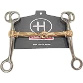 BAR H EQUINE Tom Thumb Bit 5in Silver Stainless Steel Copper
