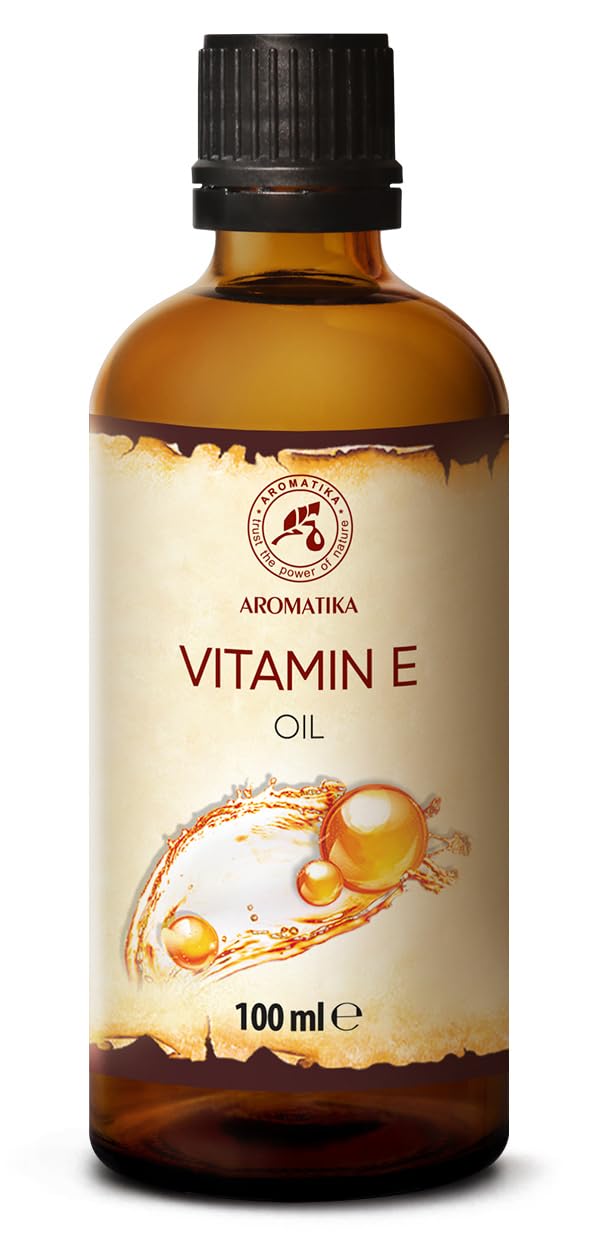 Vitamin OIL E 100ml for Face - Body Care - Hair - Ideal for Sensitive Skin - Tocopherol - Natural - Rich in Vitamin E - Anti Aging Oil against Wrinkles of all Kinds