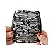 Lovef Comb Hair Clips for Women and Girls Stylish and Fashionable Accessories for Easy Hair Dos Tribal (White Black and Gold) (Black)