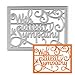 Mikey Store Metal Cutting Dies Stencil DIY Scrapbooking Embossing Album Paper Craft (E)