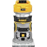 Dewalt DCW600BR 20V MAX XR Brushless Compact Lithium-Ion 1/4 in. Cordless Router (Tool Only) (Renewed)