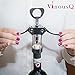 VinousQ Premium Wing Corkscrew, All-in-one Luxury Wine Bottle Opener for Easy Cork Removal, Ready to Wrap Gift Box. Risk Free. Enhance Your Fine Dining Experience Now!