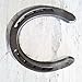 The Heritage Forge Steel Horseshoes Set for Horses, Crafts, Decorations and Backyard Games - Size 1 - R4-F - Sand Blasted 40 Shoes