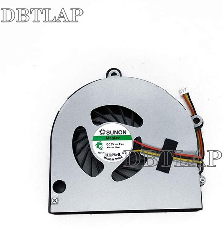 DBTLAP Ventilador de la CPU del Ordenador portátil para Acer Aspire 5742G 5741G 5252 5552G 5741 5551 5551G TravelMate 5742 5740G Ventilador