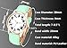 Top Plaza Womens Girls Fun Animal Series Watches Twelve Cute Cats Scale Rose Gold Case PU Leather Strap Quartz Wrist Watch,Black