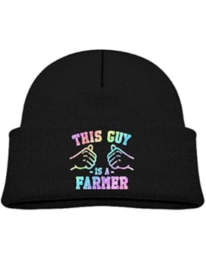 This Guy Is A Farmer Baby Kids Warm Winter Hats Cute Thick Earflap Hood Hat