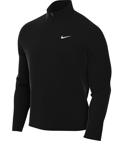 Amazon.com: Dri-Fit Victory Half Zip in Black by Nike : Clothing
