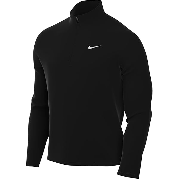 Amazon.com: Dri-Fit Victory Half Zip in Black by Nike : Clothing