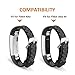 Jobese Compatible with Fitbit Alta HR Bands/Alta Bands/Ace, Soft Breathable Silicone Adjustable Replacement Wristbands Compatible with Fitbit Alta Bands for Women Men, Large Small