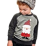 Sikye Cute Kids Boy Winter Christmas Tops Outwear Pullover Sweatshirt Warm Coat Baby Clothes Set