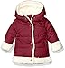 Catherine Malandrino Baby Girls' Bubble Jacket, Merlot, 6-9 Months
