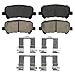 Wagner QuickStop ZD1281 Ceramic Disc Pad Set, Rear primary