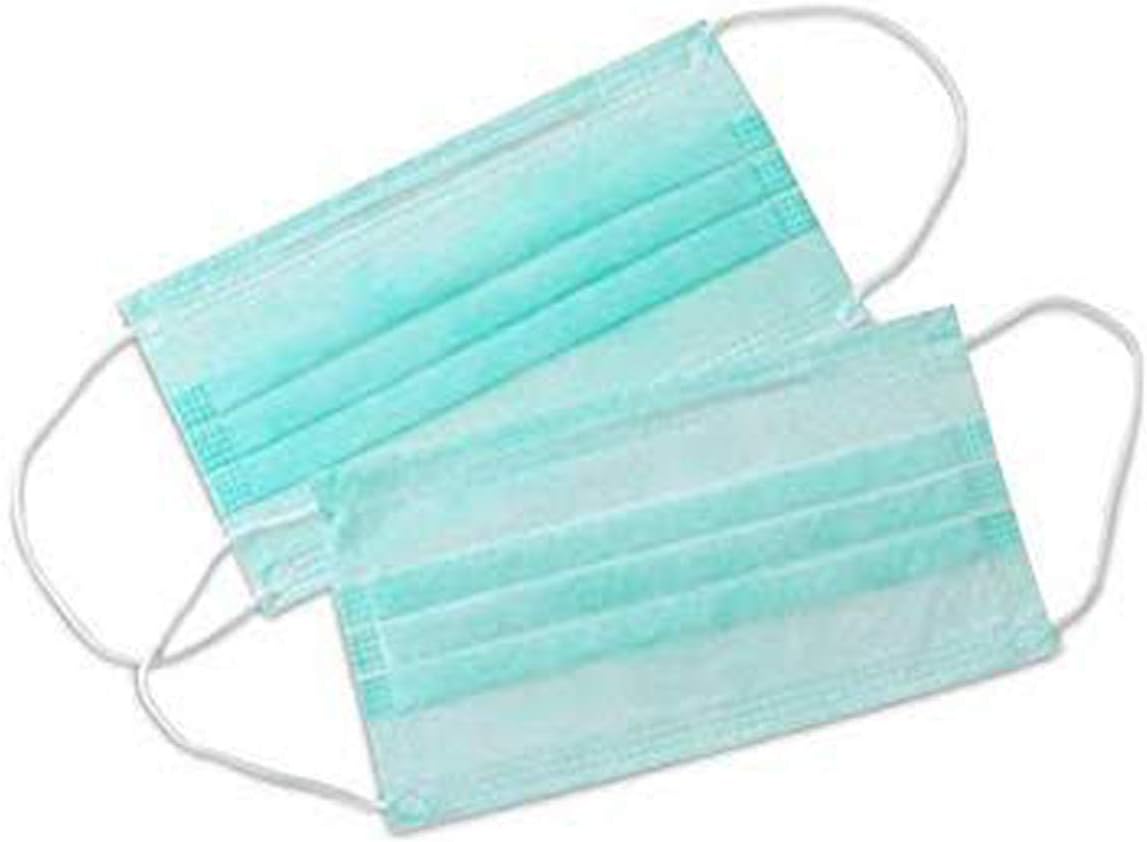 KHADIJA 2PLY MASK WITH ADJUSTABLE NOSE CLIP AND ELASTICATED EARLOOP PACK OF 100