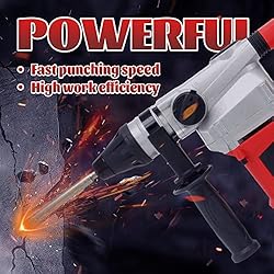 1-1/4 Inch SDS-Plus 13 Amp Heavy Duty Rotary Hammer
