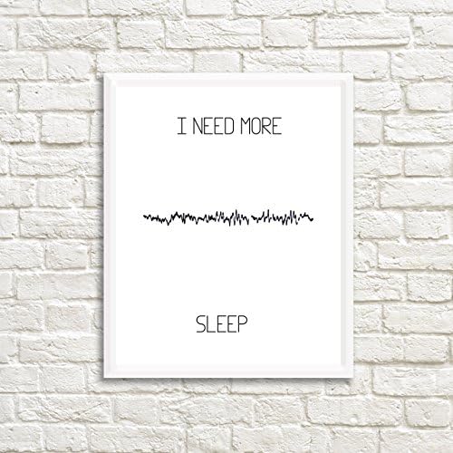 Sleep Art Print Neurology EEG Science Artwork