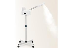 JOSTZHXIN Facial Steamer, Face Steamer Upgrade PTC Heating, Professional Esthetician Steamer Hot Mist Face Steamer for Salon 