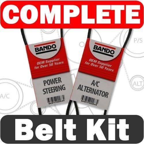 Bando OEM Quality Serpentine Two Piece Belt Set Compatible with 2002 2003 2004 Honda Odyssey Serpentine Drive Belt Set ALTERNATOR/Air Conditioner and Power Steering for Pulleys