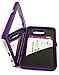 Bastex Galaxy S7 Edge Case, Purple Hidden Back Mirror Wallet Case with Stand Feature and Card Holder for Samsung Galaxy S7 Edge G935