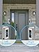 KIMILAR Upgrade No Drill Adhesive Video Doorbell Mount Compatible with Ring/Blink/Google Wireless Video Doorbell, Anti-Theft Mounting Bracket Accessories for Home Rentals Office Room