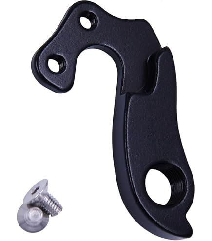 TerchPilet Patte de dérailleur arrière de rechange 402 – CNC 6061 en aluminium Dropout pour Cube #10110 – Argent – Lot de 2 avec boulons – Compatible avec Agree, Attempt, Peloton, Streamer 2005–2006
