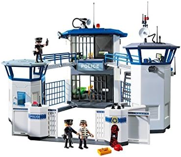 Building Sets & Blocks Police Headquarters with Prison 256 Pieces