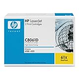 HP LaserJet 61X Black Print Cartridge in Retail Packaging - Dual Pack