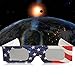 Komene Solar Eclipse Glasses CE and ISO Certified Safe Shades Spectacles for Direct Sun Viewing Eye Protection 5-Pack
