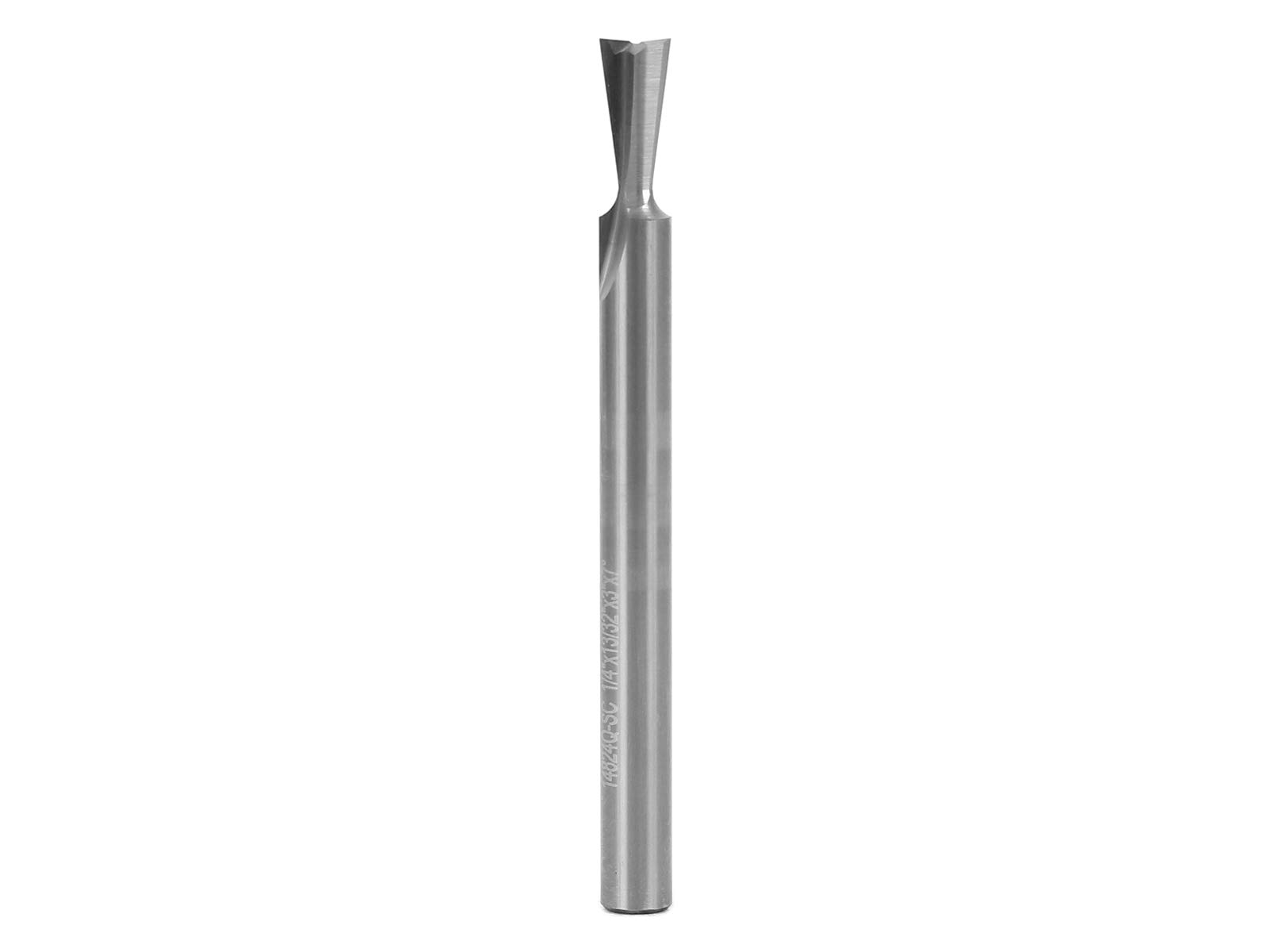 Yonico 14824q 7 X 1/4-Inch Solid Carbide Dovetail Router Bit 1/4-Inch Shank