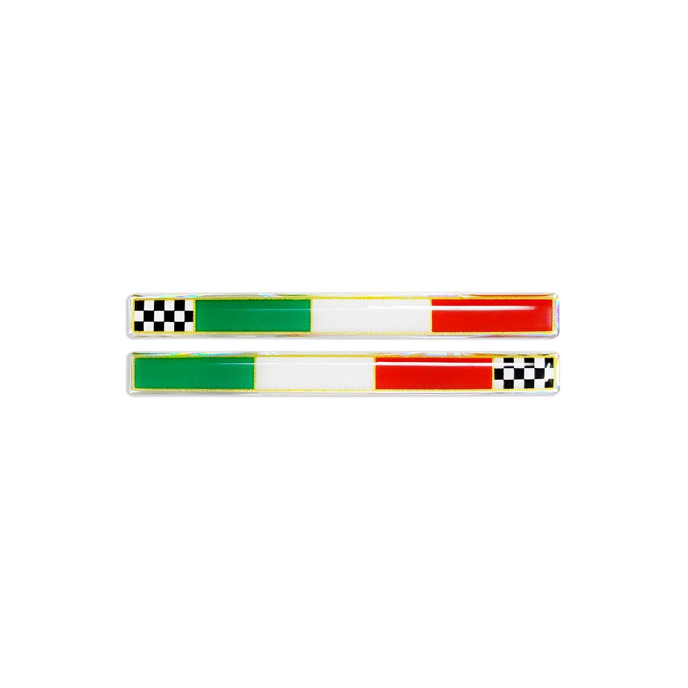 Quattroerre 3D Sticker Slim Italy Flag Chess DX+SX