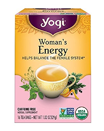 Click Here to See More Images Yogi Tea, Woman's Energy, 16 Count (Pack of 6), Packaging May Vary