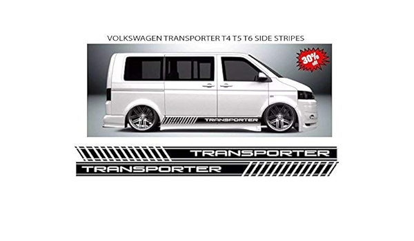 Lado Pegatinas para Volkswagen Transporter/Transporter, Rayas ...