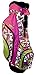 Birdie Babe Women Golf Bag Bahama Mama Pink Flowered Ladies Hybrid Golf Bag