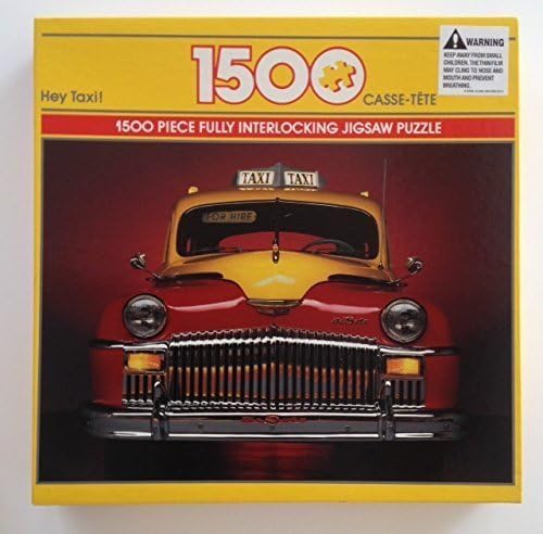 1500 Piece Fully Interlocking Jigsaw Puzzle Hey Taxi