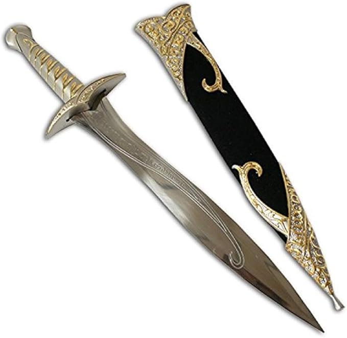 KOSxBO Sting Schwert Herr der Ringe mit Scheide Outdoor Deko Lord of ...