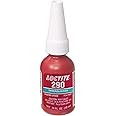 Loctite 29021 Green 290 Medium High-Strength Threadlocker, 300 Degree F Maximum Temperature, 10 mL Bottle