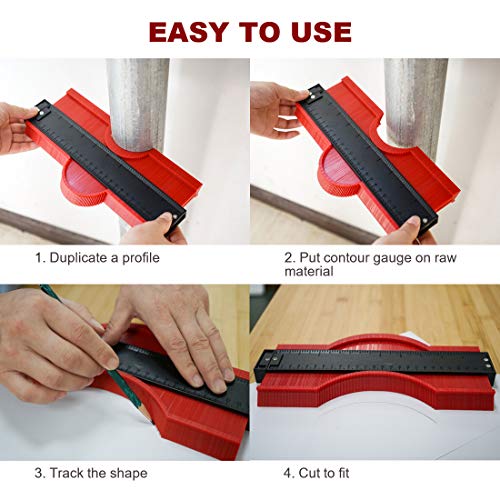 Contour Gauge 10inch Shape Duplicator Profile Copy Tool Shape Measuring