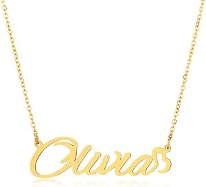 LILIE\u0026WHITE Olivia Gold Custom Name 